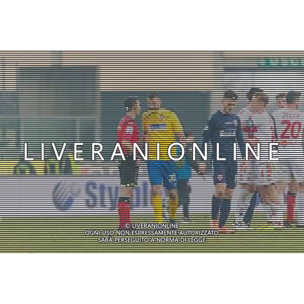 Campionato di Calcio Serie C - Lega Pro 2019/2020 Padova, Italia 02/02/2020 Padova vs Pesaro Nella foto: La delusione di Christian Puggioni (Vis Pesaro) a fine partita FOTO MATTIA RADONI-ALESSIO MARINI-AG ALDO LIVERANI SAS