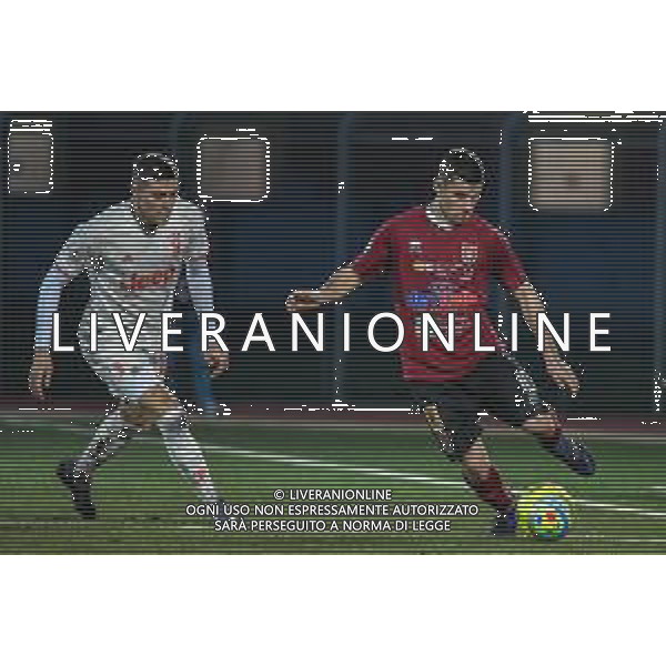 Campionato di Calcio Serie C - Lega Pro 2019/2020 Pontedera, Italia 02/02/2020 Pontedera vs Juventus U23 Nella foto: Gianluca Barba (P) marcato da Erasmo Mule (J) FOTO FABIO FAGIOLINI-ALESSIO MARINI-AG ALDO LIVERANI SAS