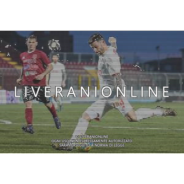 Campionato di Calcio Serie C - Lega Pro 2019/2020 Pontedera, Italia 02/02/2020 Pontedera vs Juventus U23 Nella foto: Matteo Luigi Brunori (J) al tiro FOTO FABIO FAGIOLINI-ALESSIO MARINI-AG ALDO LIVERANI SAS
