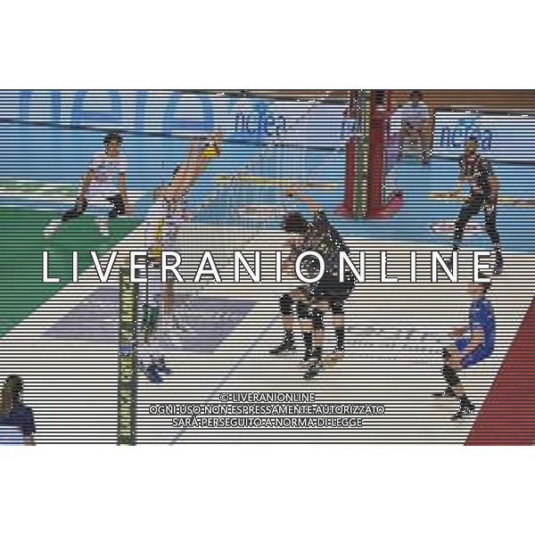 Campionato di Volley Superlega Serie A 2019/2020 Civitanova, Italia 02/02/2020 Cucine Lube Civitanova - Calzedonia Verona Nella foto: Schiacciata Rychlicki Kamil (Cucine Lube Civitanova) FOTO ROBERTO BARTOMEOLI-ALESSIOMARINI-AG ALDO LIVERANI SAS