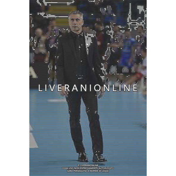 Campionato di Volley Superlega Serie A 2019/2020 Civitanova, Italia 02/02/2020 Cucine Lube Civitanova - Calzedonia Verona Nella foto: Stoytchev Radostin (Allenatore Calzedonia Verona) FOTO ROBERTO BATOMEOLI-ALESSIO MARINI-AG ALDO LIVERANI SAS