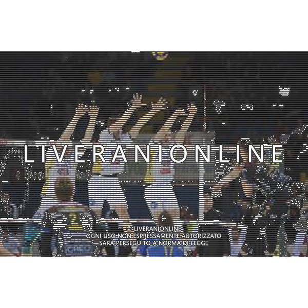 Campionato di Volley Superlega Serie A 2019/2020 Civitanova, Italia 02/02/2020 Cucine Lube Civitanova - Calzedonia Verona Nella foto: Schiacciata Juantorena Osmany (Cucine Lube Civitanova) FOTO ROBERTO BATOMEOLI-ALESSIO MARINI-AG ALDO LIVERANI SAS