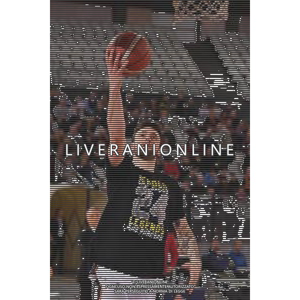 Campionato di Basket Serie A 2019/2020 Roma, Italia 02/02/2020 Virtus Roma vs OriOra Pistoia Nella foto: Tommaso BALDASSO play (Virtus Roma) in riscaldamento