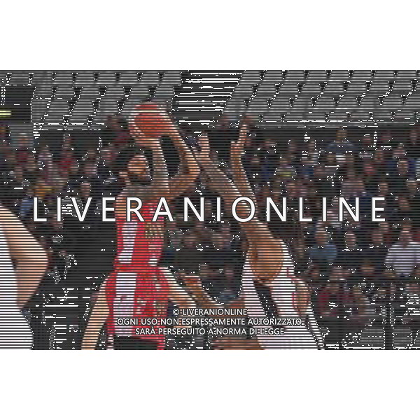 Campionato di Basket Serie A 2019/2020 Roma, Italia 02/02/2020 Virtus Roma vs OriOra Pistoia Nella foto: Terran Petteway (OriOra Pistoia) al tiro