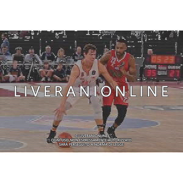 Campionato di Basket Serie A 2019/2020 Roma, Italia 02/02/2020 Virtus Roma vs OriOra Pistoia Nella foto: Roberto RULLO play (Virtus Roma) e Zabian Dowdell (OriOra Pistoia) FOTO CARLO CAPPUCCITTI-ALESSIO MARINI-AG ALDO LIVERANI SAS