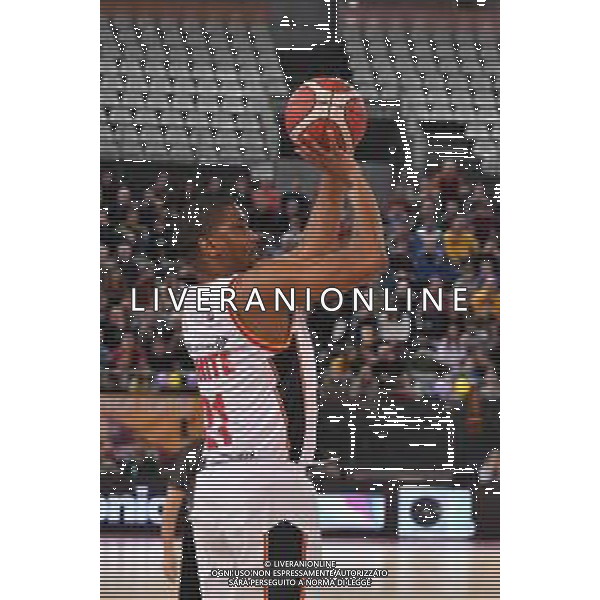 Campionato di Basket Serie A 2019/2020 Roma, Italia 02/02/2020 Virtus Roma vs OriOra Pistoia Nella foto: james WillIam WHITE (Virtus Roma) al tiro FOTO CARLO CAPPUCCITTI-ALESSIO MARINI-AG ALDO LIVERANI SAS