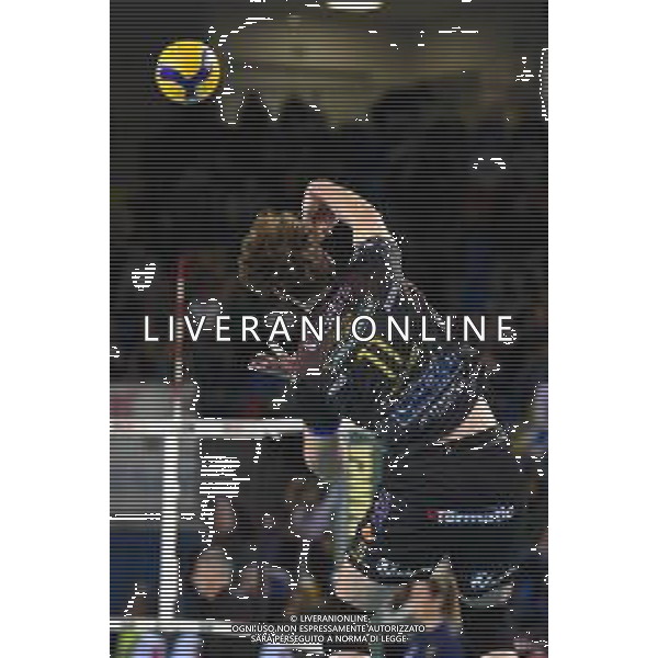 Campionato di Volley Superlega Serie A 2019/2020 Civitanova, Italia 02/02/2020 Cucine Lube Civitanova - Calzedonia Verona Nella foto: Servizio Rychlicki Kamil (Cucine Lube Civitanova) FOTO ROBERTO BARTOMEOLI-ALESSIO MARINI-AG ALDO LIVERANI SAS