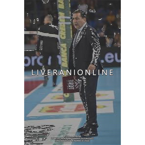 Campionato di Volley Superlega Serie A 2019/2020 Civitanova, Italia 02/02/2020 Cucine Lube Civitanova - Calzedonia Verona Nella foto: De Giorgi Ferdinando (Allenatore Cucine Lube Civitanova) FOTO ROBERTO BARTOMEOLI-ALESSIO MARINI-AG ALDO LIVERANI SAS