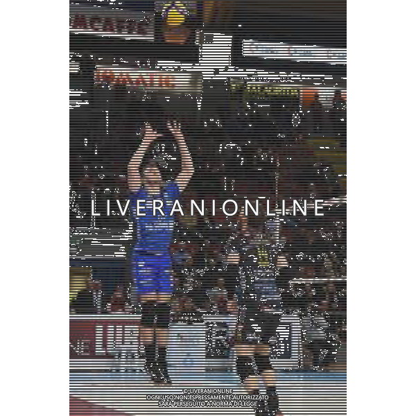 Campionato di Volley Superlega Serie A 2019/2020 Civitanova, Italia 02/02/2020 Cucine Lube Civitanova - Calzedonia Verona Nella foto: Balaso Fabio (Cucine Lube Civitanova) FOTO ROBERTO BARTOMEOLI-ALESSIO MARINI-AG ALDO LIVERANI SAS