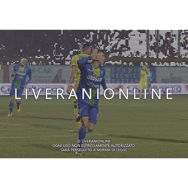 Scarsella Fabio esulta gol 2-1 , Feralpisalo vs Modena Campionato calcio Lega pro serie c, Salo 2 febbraio 2020. Fotolive Filippo Venezia/ AGENZIA ALDO LIVERANI SAS