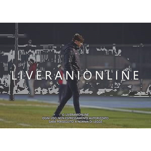Michele Mignani allenatore del Modena , Feralpisalo vs Modena Campionato calcio Lega pro serie c, Salo 2 febbraio 2020. Fotolive Filippo Venezia/ AGENZIA ALDO LIVERANI SAS