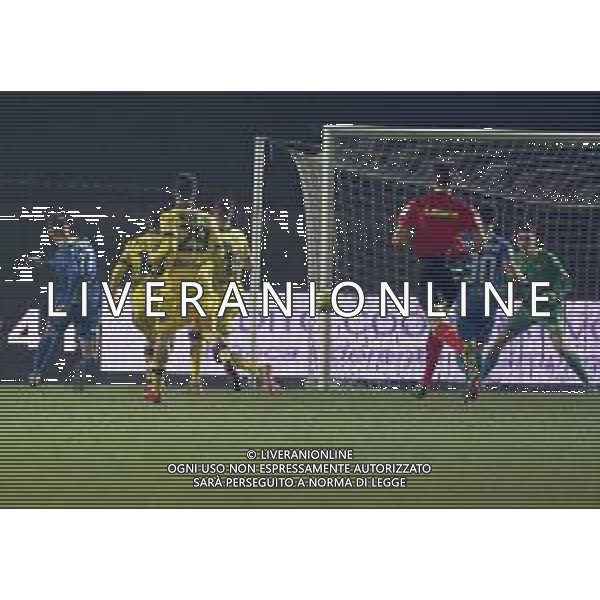 Gol 2-1 Scarsella Fabio , Feralpisalo vs Modena Campionato calcio Lega pro serie c, Salo 2 febbraio 2020. Fotolive Filippo Venezia/ AGENZIA ALDO LIVERANI SAS
