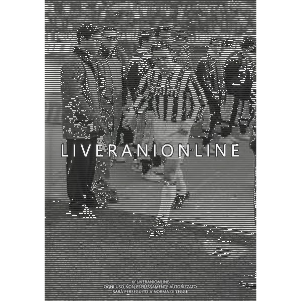 24-01-1990 TORINO COPPA ITALIA JUVENTUS SAMPDORIA 2-1 NELLA FOTO SALVATORE SCHILLACI AG ALDO LIVERANI SAS