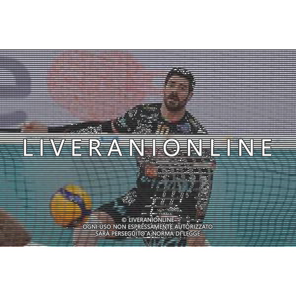 Campionato di Volley Superlega Serie A 2019/2020 Perugia, Italia 02/02/2020 Sir Safety Conad Perugia vs Kioene Padova Nella foto: filippo lanza (n.10 schiacciatore sir safety conad perugia) alla battuta ©Loris Cerquiglini - Alessio Marini / AGENZIA ALDO LIVERANI SAS