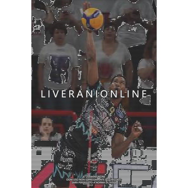 Campionato di Volley Superlega Serie A 2019/2020 Perugia, Italia 02/02/2020 Sir Safety Conad Perugia vs Kioene Padova Nella foto: wilfredo leon venero (n.9 schiacciatore sir safety conad perugia) alla battuta ©Loris Cerquiglini - Alessio Marini / AGENZIA ALDO LIVERANI SAS