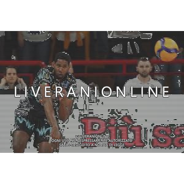 Campionato di Volley Superlega Serie A 2019/2020 Perugia, Italia 02/02/2020 Sir Safety Conad Perugia vs Kioene Padova Nella foto: wilfredo leon venero (n.9 schiacciatore sir safety conad perugia) alla battuta ©Loris Cerquiglini - Alessio Marini / AGENZIA ALDO LIVERANI SAS