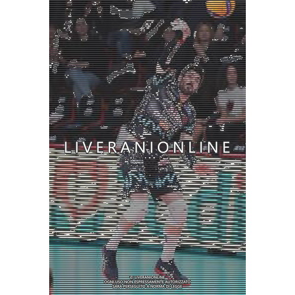 Campionato di Volley Superlega Serie A 2019/2020 Perugia, Italia 02/02/2020 Sir Safety Conad Perugia vs Kioene Padova Nella foto: filippo lanza (n.10 schiacciatore sir safety conad perugia) alla battuta ©Loris Cerquiglini - Alessio Marini / AGENZIA ALDO LIVERANI SAS