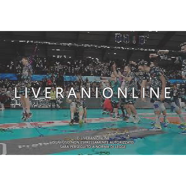 Campionato di Volley Superlega Serie A 2019/2020 Perugia, Italia 02/02/2020 Sir Safety Conad Perugia vs Kioene Padova Nella foto: sir safety conad perugia esulta a fine gara ©Loris Cerquiglini - Alessio Marini / AGENZIA ALDO LIVERANI SAS
