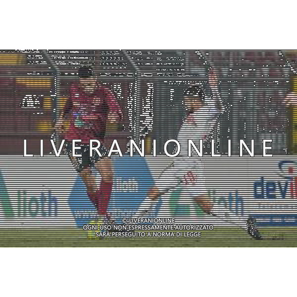 Campionato di Calcio Serie C - Lega Pro 2019/2020 Pontedera, Italia 02/02/2020 Pontedera vs Juventus U23 Nella foto: Francesco Mezzoni (P) nuovo acquisto supera Hamza Rafia (J) FOTO FABIO FAGIOLINI-ALESSIO MARINI-AG ALDO LIVERANI SAS