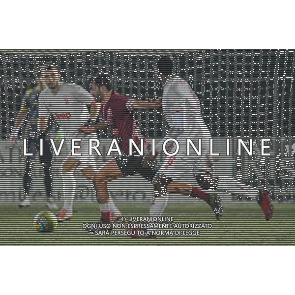Campionato di Calcio Serie C - Lega Pro 2019/2020 Pontedera, Italia 02/02/2020 Pontedera vs Juventus U23 Nella foto: Andrea Caponi (P) nel mezzo a Daouda Peeters (J) e Matei Dragusin Radu (J) FOTO FABIO FAGIOLINI-ALESSIO MARINI-AG ALDO LIVERANI SAS
