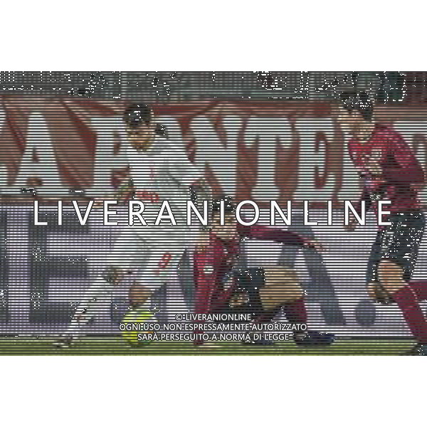 Campionato di Calcio Serie C - Lega Pro 2019/2020 Pontedera, Italia 02/02/2020 Pontedera vs Juventus U23 Nella foto: Matteo Luigi Brunori (J) supera Filippo Serena (P) FOTO FABIO FAGIOLINI-ALESSIO MARINI-AG ALDO LIVERANI SAS