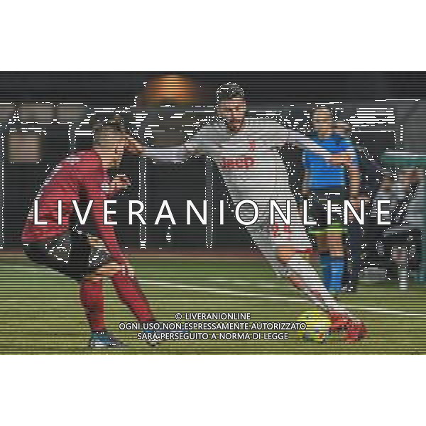 Campionato di Calcio Serie C - Lega Pro 2019/2020 Pontedera, Italia 02/02/2020 Pontedera vs Juventus U23 Nella foto: Gianluca Frabotta (J) prova a superare Edoardo Pavan (P) FOTO FABIO FAGIOLINI-ALESSIO MARINI-AG ALDO LIVERANI SAS