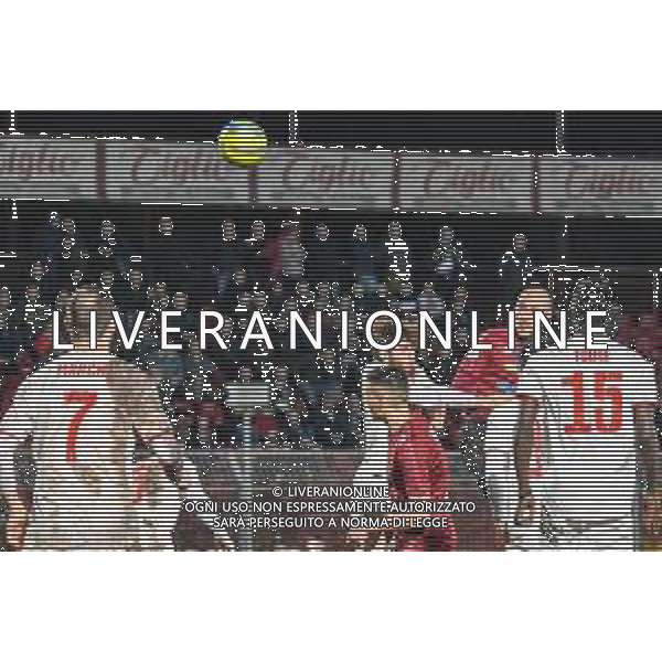 Campionato di Calcio Serie C - Lega Pro 2019/2020 Pontedera, Italia 02/02/2020 Pontedera vs Juventus U23 Nella foto: Luca Piana (P) di testa in area FOTO FABIO FAGIOLINI-ALESSIO MARINI-AG ALDO LIVERANI SAS