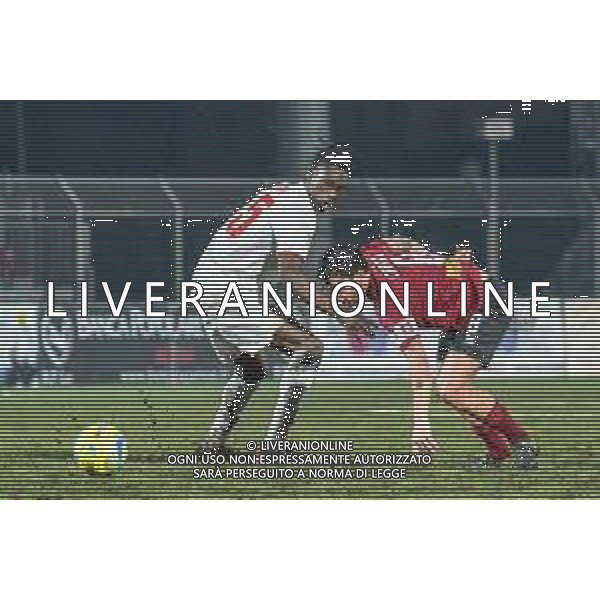 Campionato di Calcio Serie C - Lega Pro 2019/2020 Pontedera, Italia 02/02/2020 Pontedera vs Juventus U23 Nella foto: Andrea Caponi (P) supera Idrissa Toure (J) FOTO FABIO FAGIOLINI-ALESSIO MARINI-AG ALDO LIVERANI SAS