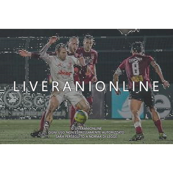 Campionato di Calcio Serie C - Lega Pro 2019/2020 Pontedera, Italia 02/02/2020 Pontedera vs Juventus U23 Nella foto: Matteo Luigi Brunori (J) protegge palla su Luca Piana (P) FOTO FABIO FAGIOLINI-ALESSIO MARINI-AG ALDO LIVERANI SAS