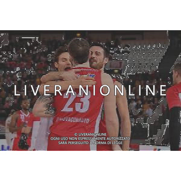Campionato di Basket Serie A 2019/2020 Roma, Italia 02/02/2020 Virtus Roma vs OriOra Pistoia Nella foto: OriOra Pistoia esultanza FOTO CARLO CAPPUCCITTI-ALESSIO MARINI-AG ALDO LIVERANI SAS