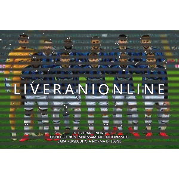 Campionato di Calcio Serie A 2019/2020 Udine, Italia 02/02/2020 Udinese Calcio vs FC Inter Nella foto: lineup dell\' Inter ©LM/ALESSIO MARINI / AGENZIA ALDO LIVERANI SAS