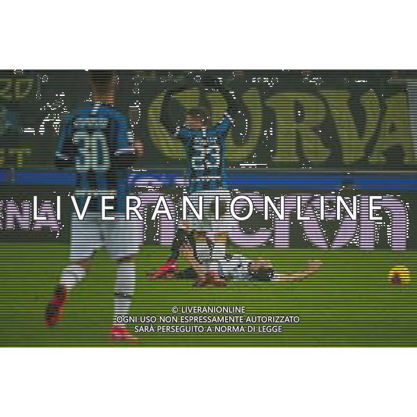 Campionato di Calcio Serie A 2019/2020 Udine, Italia 02/02/2020 Udinese Calcio vs FC Inter Nella foto: fallo di Nicolo Barella dell\' Inter ©LM/ALESSIO MARINI / AGENZIA ALDO LIVERANI SAS