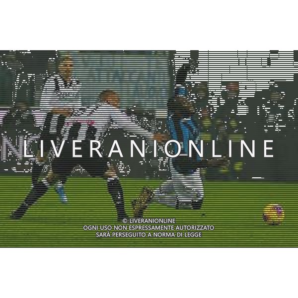 Campionato di Calcio Serie A 2019/2020 Udine, Italia 02/02/2020 Udinese Calcio vs FC Inter Nella foto: fallo su Romelu Lukaku dell\' Inter ©LM/ALESSIO MARINI / AGENZIA ALDO LIVERANI SAS