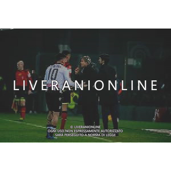 Campionato di Calcio Serie A 2019/2020 Udine, Italia 02/02/2020 Udinese Calcio vs FC Inter Nella foto: proteste all dell\' Inter ©LM/ALESSIO MARINI / AGENZIA ALDO LIVERANI SAS
