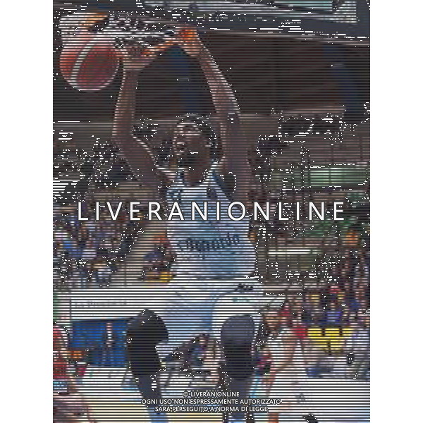Campionato di Basket Serie A 2019/2020 Desio, Italia 02/02/2020 Acqua S. Bernardo Cantu vs Umana Reyer Venezia Nella foto: Hayes della S.Bernardo Cantu schiaccia nel match contro la Umana Reyer Venezia FOTO SAVINO PAOLELLA-ALESSIO MARINI-AG ALDO LIVERANI SAS