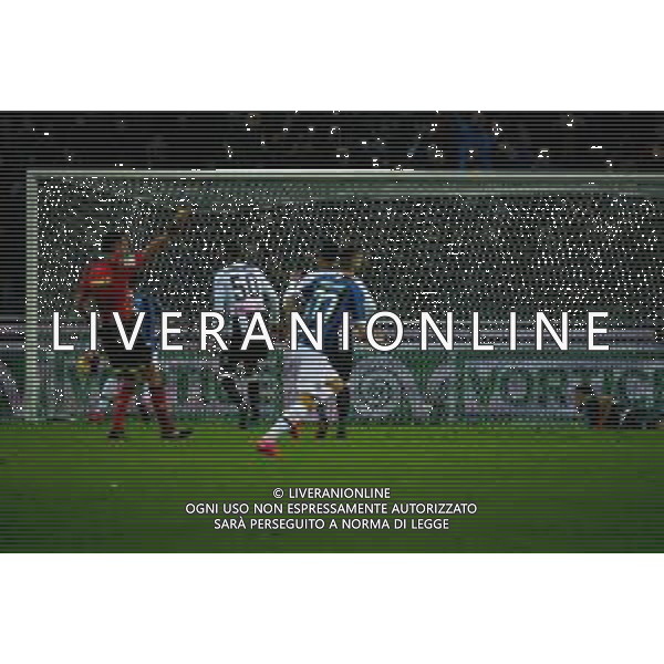 Campionato di Calcio Serie A 2019/2020 Udine, Italia 02/02/2020 Udinese Calcio vs FC Inter Nella foto: goal di Romelu Lukaku dell\' Inter ©LM/ALESSIO MARINI / AGENZIA ALDO LIVERANI SAS