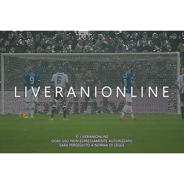 Campionato di Calcio Serie A 2019/2020 Udine, Italia 02/02/2020 Udinese Calcio vs FC Inter Nella foto: rigore per l\'Inter tira Romelu Lukaku dell\' Inter ©LM/ALESSIO MARINI / AGENZIA ALDO LIVERANI SAS