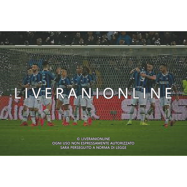Campionato di Calcio Serie A 2019/2020 Udine, Italia 02/02/2020 Udinese Calcio vs FC Inter Nella foto: inter celebra il goal ©LM/ALESSIO MARINI / AGENZIA ALDO LIVERANI SAS