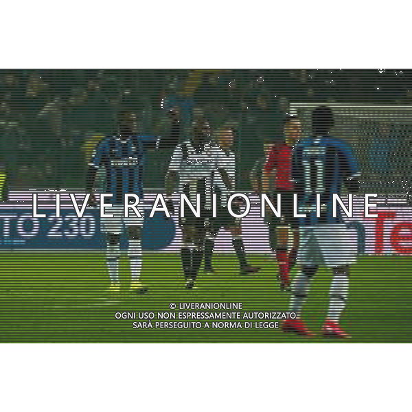 Campionato di Calcio Serie A 2019/2020 Udine, Italia 02/02/2020 Udinese Calcio vs FC Inter Nella foto: Romelu Lukaku dell\' Inter festeggia la vittoria ©LM/ALESSIO MARINI / AGENZIA ALDO LIVERANI SAS