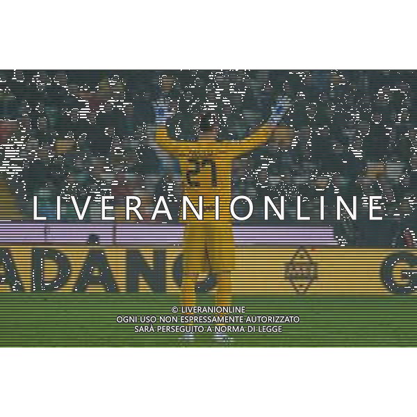 Campionato di Calcio Serie A 2019/2020 Udine, Italia 02/02/2020 Udinese Calcio vs FC Inter Nella foto: Daniele Padelli dell\' Inter festeggia la vittoria ©LM/ALESSIO MARINI / AGENZIA ALDO LIVERANI SAS