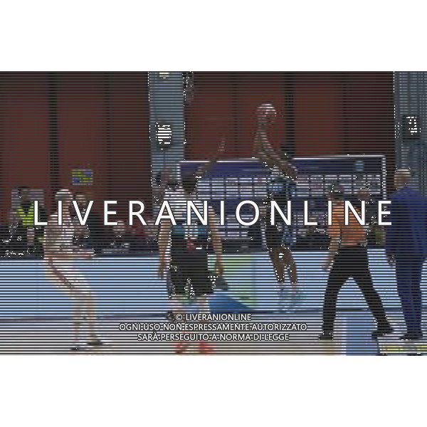 Campionato di Basket Serie A 2019/2020 Cremona, Italia 02/02/2020 Vanoli Basket Cremona vs Grissin Bon Reggio Emilia Nella foto: Tripla di Jordan Mathews della Vanoli Cremona FOTO MATTEO CASONI-ALESSIO MARINI-AG ALDO LIVERANI SAS