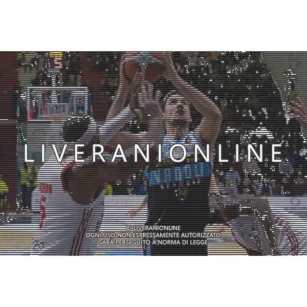 Campionato di Basket Serie A 2019/2020 Cremona, Italia 02/02/2020 Vanoli Basket Cremona vs Grissin Bon Reggio Emilia Nella foto: Josip Sobin della Vanoli Cremona al tiro FOTO MATTEO CASONI-ALESSIO MARINI-AG ALDO LIVERANI SAS