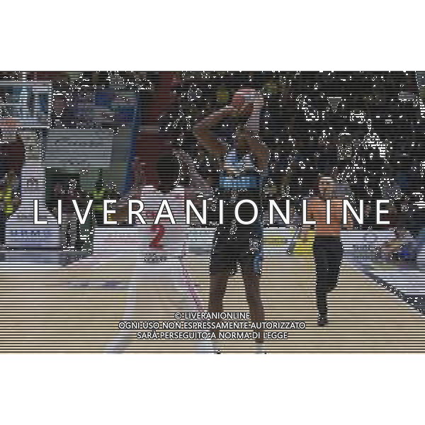 Campionato di Basket Serie A 2019/2020 Cremona, Italia 02/02/2020 Vanoli Basket Cremona vs Grissin Bon Reggio Emilia Nella foto: Nicola Akele della Vanoli Cremona al tiro FOTO MATTEO CASONI-ALESSIO MARINI-AG ALDO LIVERANI SAS