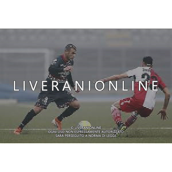 Rimini - Carpi Campionato di calcio serie C girone B 02/02/2020 nella foto: Hraiech Saber(Carpi f.c. 1909) Silvestro Vincenzo (Rimini fc) ©Claudio Zamagni/Agenzia Aldo Liverani / AGENZIA ALDO LIVERANI SAS