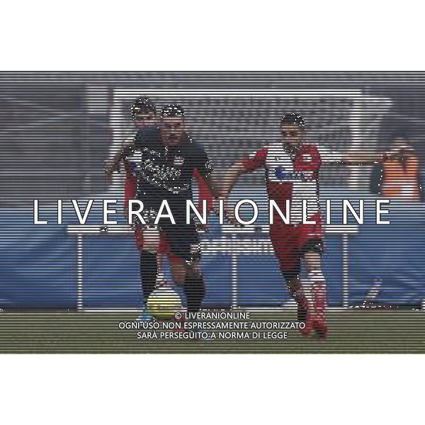 Rimini - Carpi Campionato di calcio serie C girone B 02/02/2020 nella foto: Jelenic Enej(Carpi f.c. 1909) Letizia Antonio (Rimini fc) ©Claudio Zamagni/Agenzia Aldo Liverani / AGENZIA ALDO LIVERANI SAS