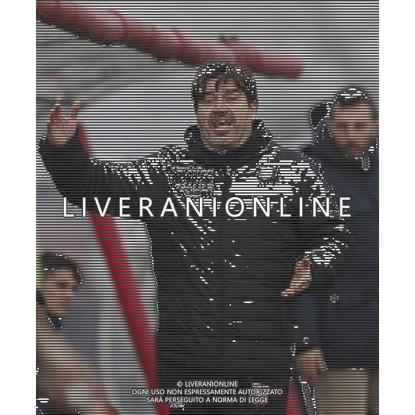 Rimini - Carpi Campionato di calcio serie C girone B 02/02/2020 nella foto: Allenatore Riolfo Giancarlo(Carpi f.c. 1909) ©Claudio Zamagni/Agenzia Aldo Liverani / AGENZIA ALDO LIVERANI SAS
