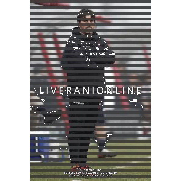 Rimini - Carpi Campionato di calcio serie C girone B 02/02/2020 nella foto: Allenatore Riolfo Giancarlo(Carpi f.c. 1909) ©Claudio Zamagni/Agenzia Aldo Liverani / AGENZIA ALDO LIVERANI SAS