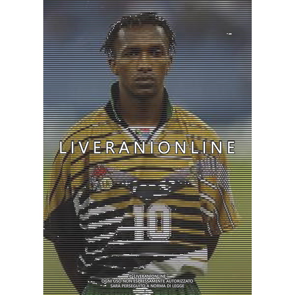 17-12-1997 TORNEO DI RIYAD URUGUAY SUD AFRICA NELLA FOTO John MOSHOEU AG ALDO LIVERANI SAS