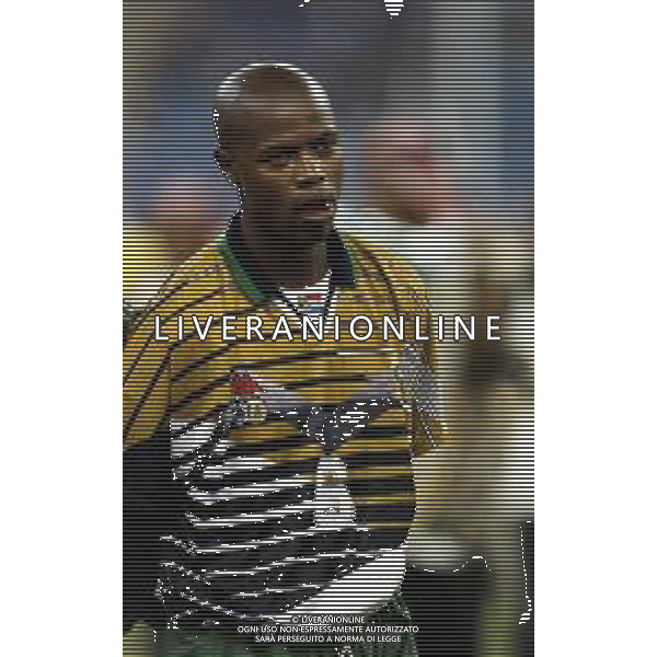 17-12-1997 TORNEO DI RIYAD URUGUAY SUD AFRICA NELLA FOTO Phil MASINGA AG ALDO LIVERANI SAS