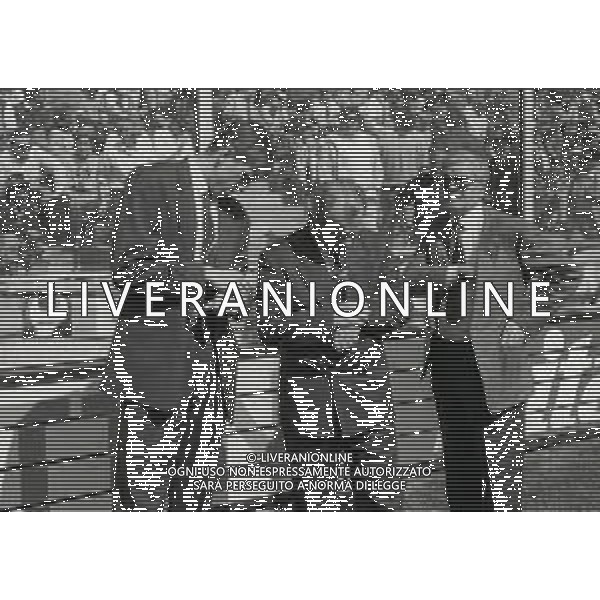 07-04-1991 GENOVA CAMPIONATO DI CALCIO SERIE A SAMPDORIA CAGLIARI 2-2 NELLA FOTO SREKO KATANEC E VUJADIN BOSKOV AG ALDO LIVERANI SAS